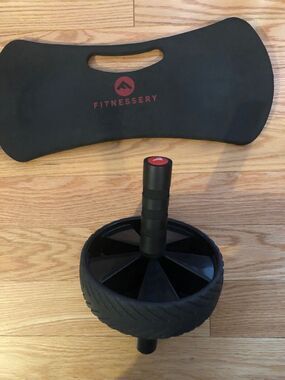 Ab Roller Exercise Wheel and Knee Pad for Abs Workout by Fitnessery